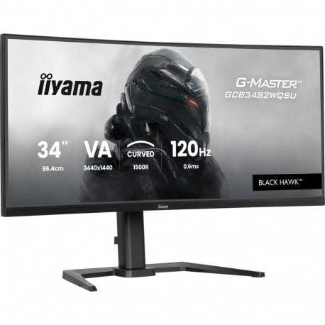 IIYAMA monitor GCB3482WQSU-B1 34" kõver