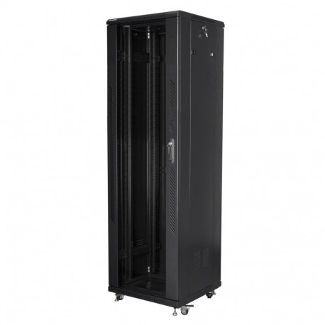 Lanberg FF01-6642-12B rack cabinet 42U Freestanding rack Black