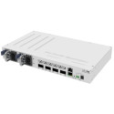 Mikrotik CRS504-4XQ-IN hallatav kiire Ethernet (10/100) toite üle Etherneti (PoE) valge võrgu lüliti