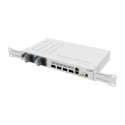 Mikrotik CRS504-4XQ-IN hallatav kiire Ethernet (10/100) toite üle Etherneti (PoE) valge võrgu lüliti