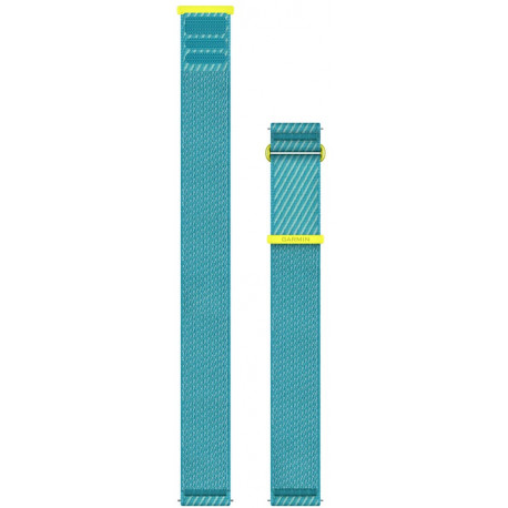 Garmin watch strap Quick Release ComfortFit Fabric 22mm, turquoise