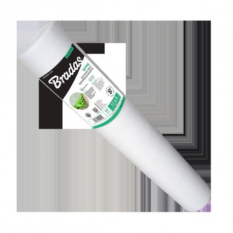 Non-woven 17g/m² spring, white, 1,1 x 100m