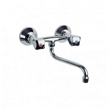 KFA Standard wall-mounted kitchen tap, chrome (300-410-00)