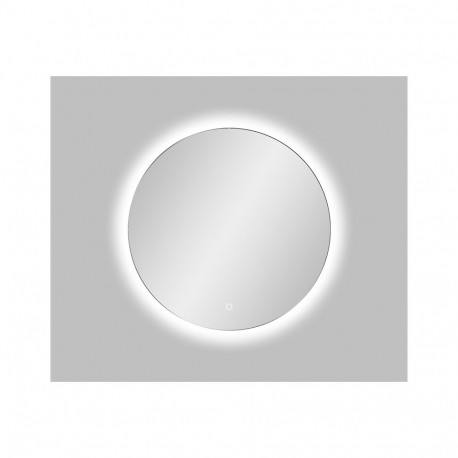 MIRROR WITH LIGHT VENTO NEPOLI 60X60 CM