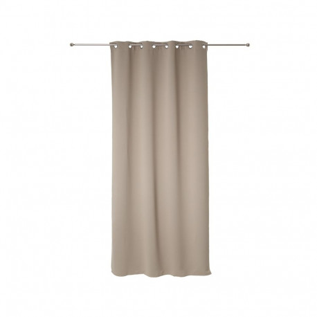 BLACKOUT LINEN CURTAIN 140X260 N