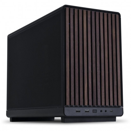 Case|LIAN LI|micro ATX/Micro-ITX|Black/Wood|Micro Tower|PC|Lian Li A3-mATX Wood Edition Black (G99.A