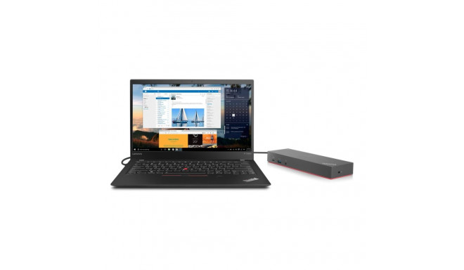 LENOVO ThinkPad Hybrid USB A/C dokk 2xDisplayPort 2xHDMI 2x3840x2160-60Hz 1Gbit LAN 1xUSB-C ees 5xUS