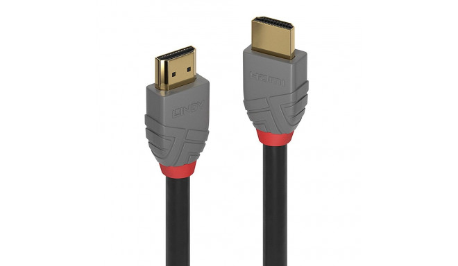 HDMI Cable - LINDY Anthra Line HDMI Cable M/M, High Speed, 5 m, Black