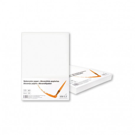 Joonistuspaber Akvarell SMLT A3, 200g, 100l