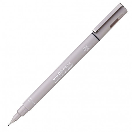 Fountain pen UNI Pin-200 0.5mm light gray