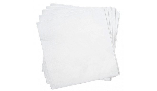 Napkins 33x33cm 2-layer white 100 pcs