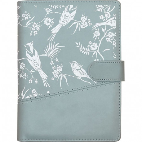 Book calendar Boss A5 DAY, spiral binding, FASHION covers (BLUE GRAY) 00070/40256