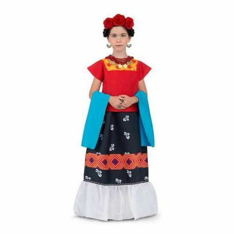 Maskeraadi kostüüm lastele My Other Me Frida Kahlo 4 Tükid, osad - 5-6 aastat