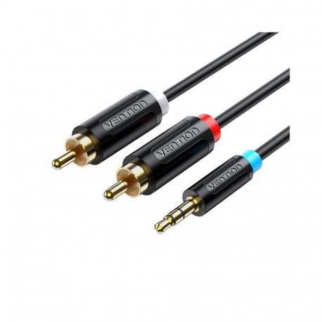 Cable Audio Adapter 3.5mm Male to 2x Male RCA Vention BCLBK 8m black
