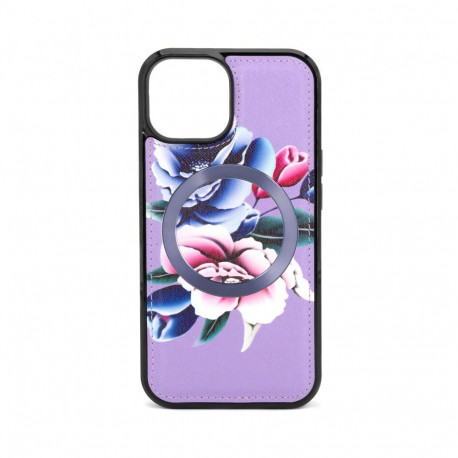 Evelatus Apple iPhone 14 Wallet and Slim Cover Case Purple