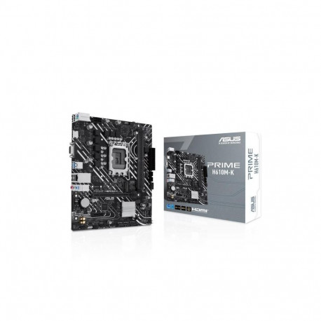 Asus Mainboard||Intel H610|LGA1700|Micro-ATX|Memory DDR5|Memory slots 2|1xPCI-Express 3.0 1x|1xPCI-E