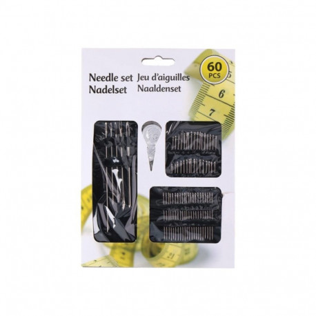 SEWING NEEDLES 60PCS MT BL