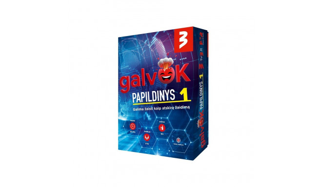 BOARD GAME GALVOK PAPILDINYS