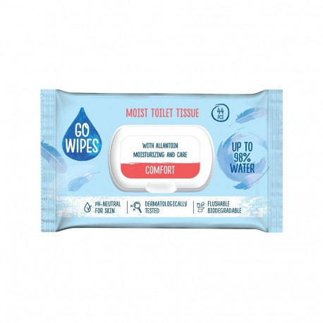 GOWIPES WET WC PAPER COMFORT 44PCS
