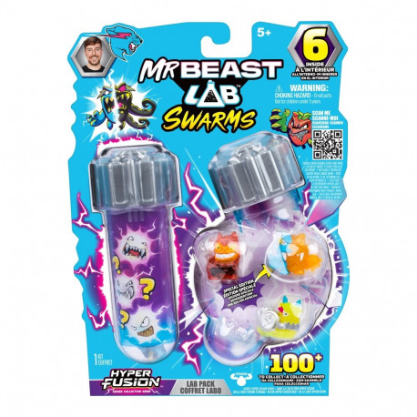 MRBEAST LAB figures in tube Swarms 6pcs