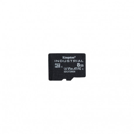 Tööstuslik microSDHC mälukaart 8GB UHS-I U3 Class 10 V30 A1, must