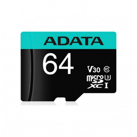 Premier Pro mälukaart microSDXC 64GB (UHS-I U3, Class 10, V30, A2)