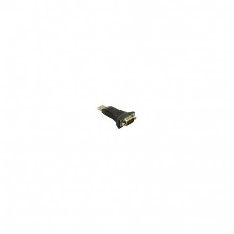 USB 2.0 adapter USB-A pistik > seriaalne RS-232 pistik koos 80cm pikenduskaabliga, must