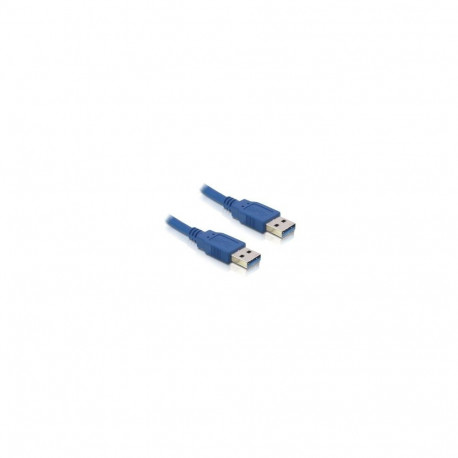 USB 3.2 Gen 1 Kabel, USB-A Stecker > USB-A Stecker (blau, 1 Meter)