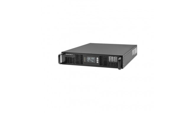Qoltec 52285 topseadmevaba toiteallikas (UPS) topeltmuundusega (online) 1 kVA 1000 W 2 AC pistikupes