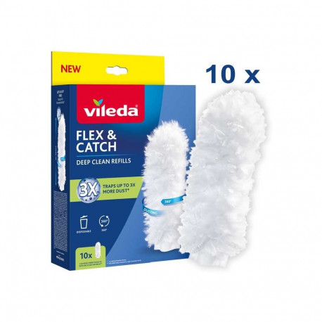 Vileda Flex&Catch dustpan refills, 10 pcs.