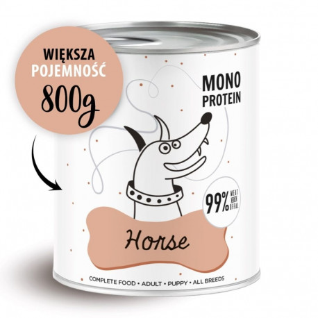 PAKA ZWIERZAKA Pepe Horse märg koeratoit 800g