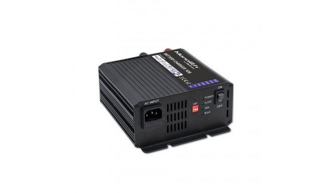 Qoltec Smart Monolith Battery Charger for LiFePO4 AGM GEL SLA batteries | 10A | 12V