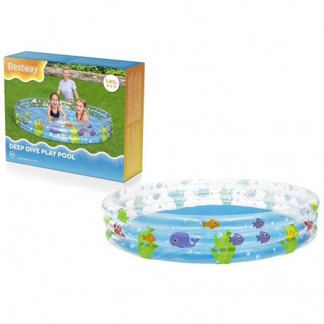 Bestway 51005 täispuhutav bassein mere maailm 183 x 33 cm