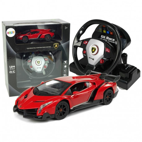 Lamborghini rc-auto Veneno rooliga 1:24, punane