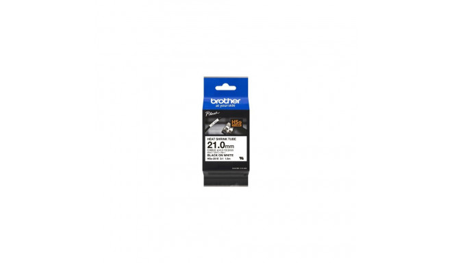 Brother HSE-251E label-making tape Black on white