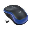 LOGITECH M185 cordless Notebook Mouse USB black blue