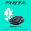 LOGITECH M185 cordless Notebook Mouse USB black blue