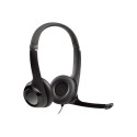 Logitech | Computer headset | H390 | Built-in microphone | USB Type-A | Black