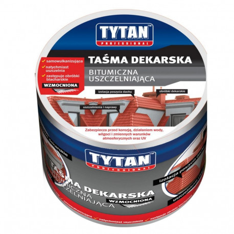 titaanist katuse tihendusteip tumepruun 150mm 10m - DAT-TF-CB-150WZ