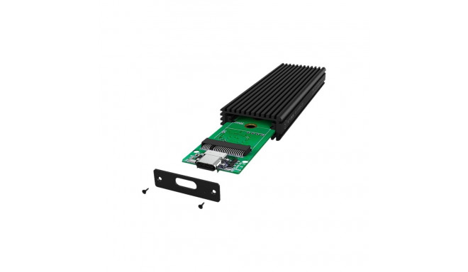 Raidsonic must ICY BOX IB-1816M-C31 välise Type-C korpus M.2 NVMe SSD jaoks