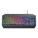 Trust GXT 836 Evocx mänguklaviatuur USB QWERTY US inglise must (24722)