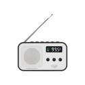 Adler | Digital radio PLL AM/FM | AD 1907 | Alarm function | White/Black