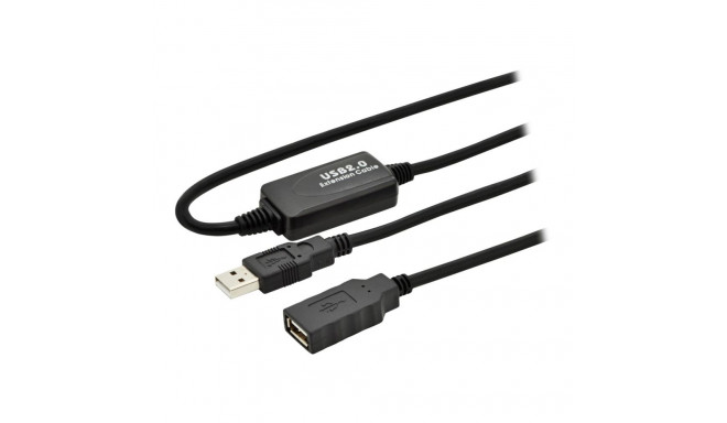 Digitus aktiivne USB 2.0 repiiter-/pikenduskaabel DA-73100-1 USB 2.0 USB A (emane)