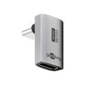 Goobay 74442 USB-C™ Adapter Vertical 90° Long, USB4™ | Goobay