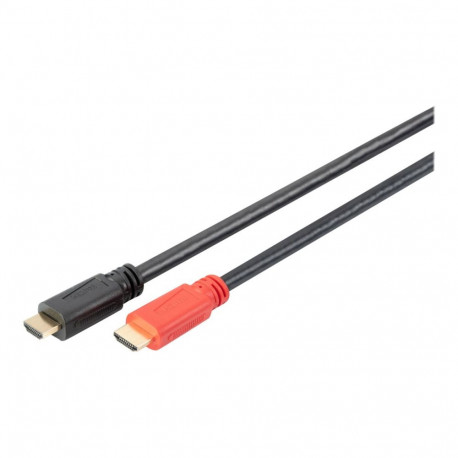 Digitus kõrge kiirusega HDMI kaabel signaalivõimendiga DB-330118-100-S HDMI isane (tüüp A) HDMI isan