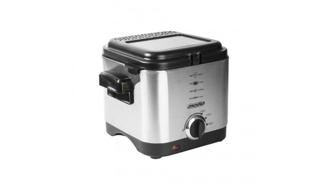 Mesko | Deep Fryer | MS 4910 | Power 900 W | Capacity 1.5 L | Silver