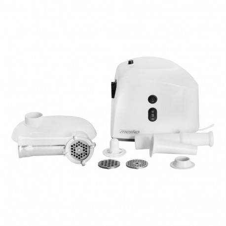 Mesko MS 4805 valge keskmise suurusega sõel, hakklihasõel, mooniseemnesõel, suruja, vorstitäidis, ki