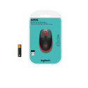 MOUSE USB OPTICAL WRL M190/RED 910-005908 LOGITECH