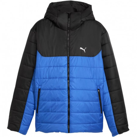 Kurtka męska Puma ESS Hooded Padded niebiesko-czarna 685211 13 M