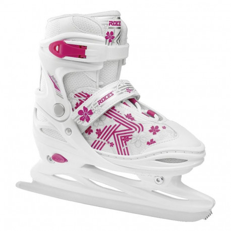 Roces tüdrukute uisud Jokey Ice 3.0 450708 01 26-29, valge-roosa